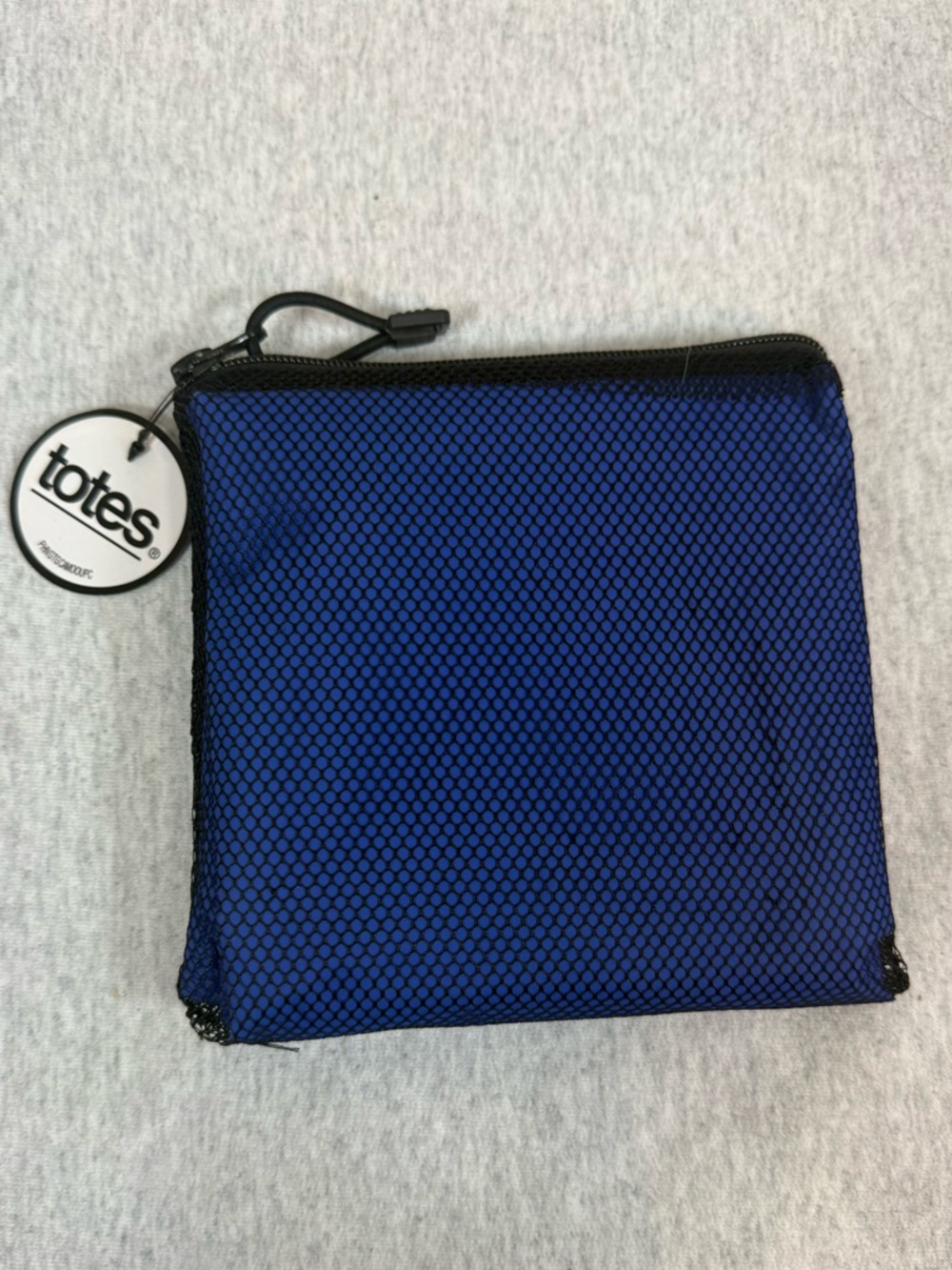 Totes Isotoner Rain‎ Poncho in a Pouch - Blue - NWT